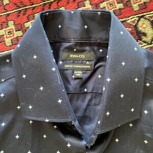 *RW&Co Navy Dress Shirt